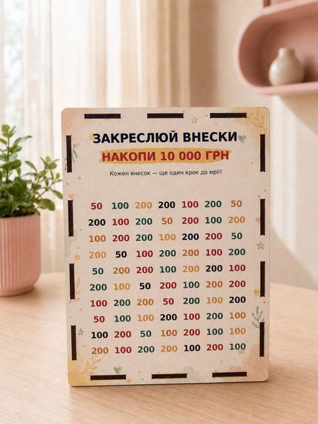 Скарбничка для грошей на 10 000 грн &laquo;Моя банка&raquo;  SK-10000-MYBANK фото